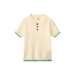 Rib Knitted Polo