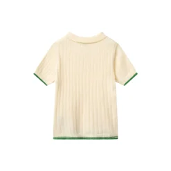Rib Knitted Polo