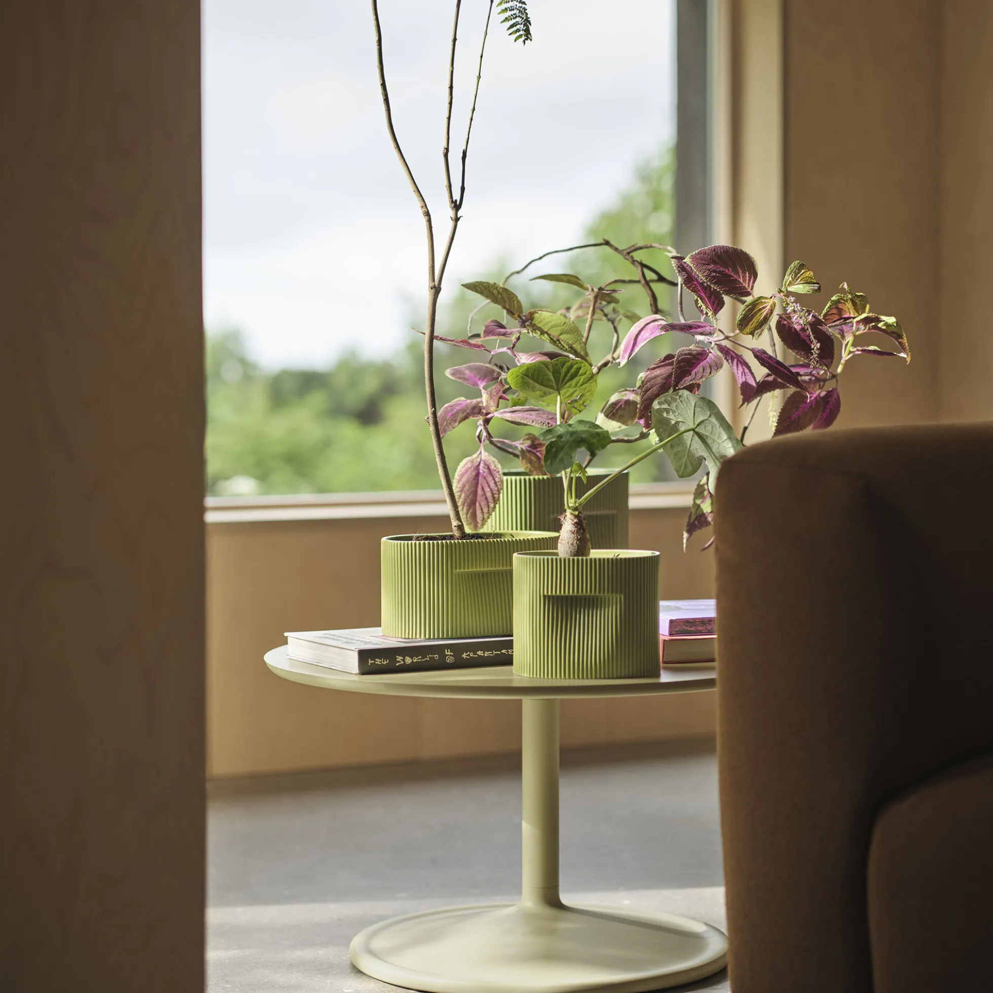 Ridge Planter moss green