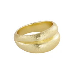 Ring, guldbelagt