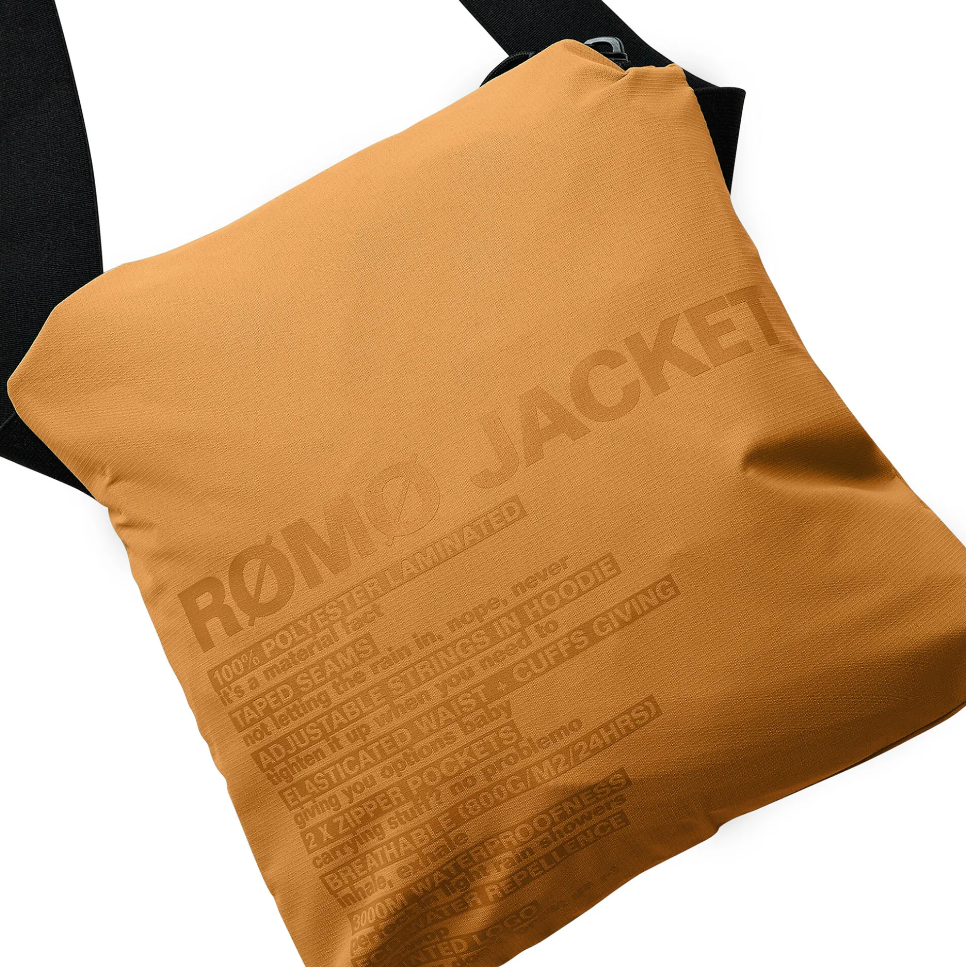 Rømø LW Rain Jacket Packable, apricot