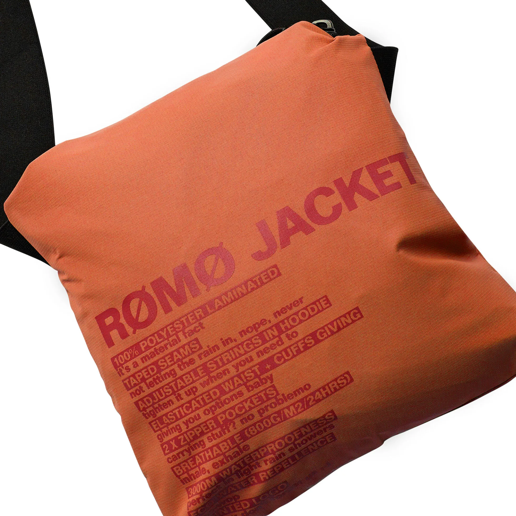 Rømø LW Rain Jacket Packable, autumn leaf