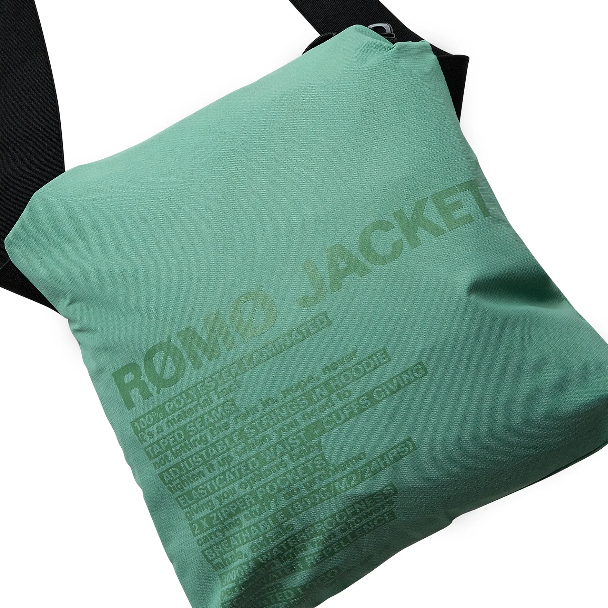 Rømø LW Rain Jacket Packable, sea grass