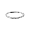 Rock Classic Grey diamantring, hvidguld
