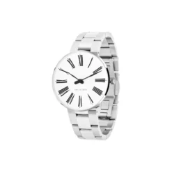 Roman armbåndsur 34 mm, steel/white