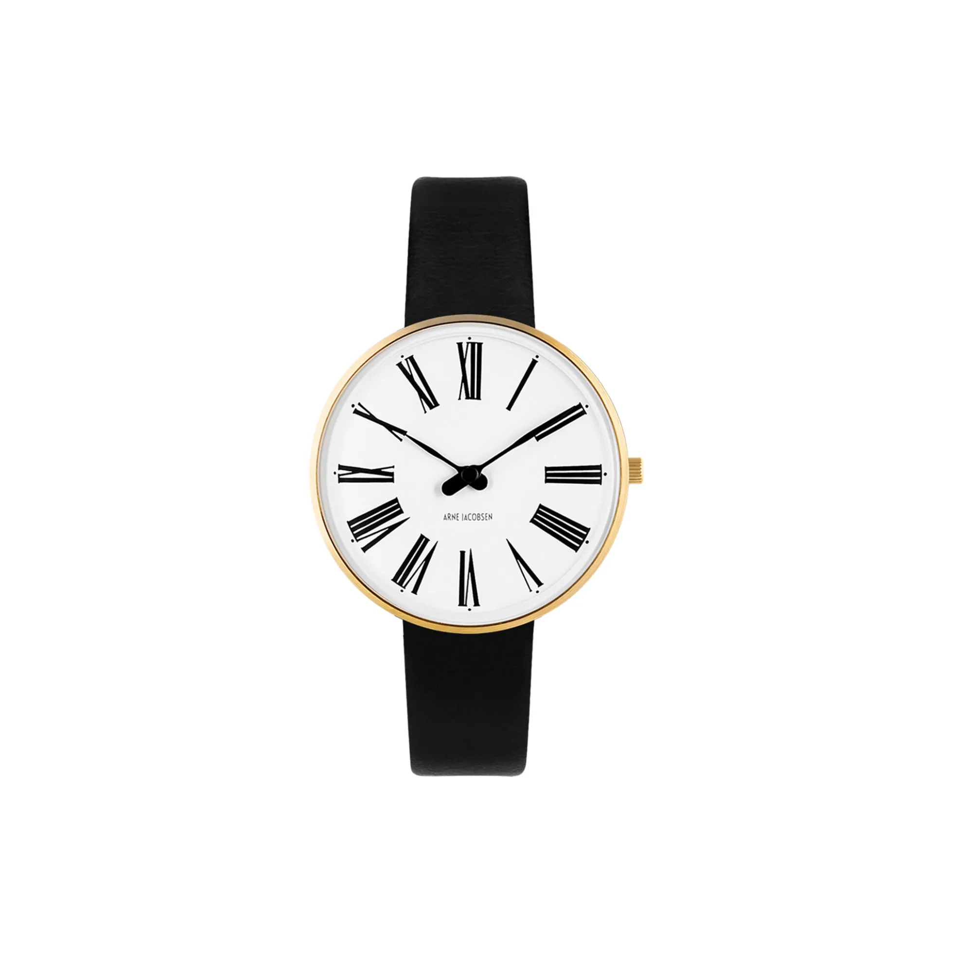 Roman armbåndsur, white/gold/black
