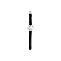 Roman armbåndsur, white/gold/black