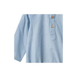 Romper Shirt Victor, blue chambrey