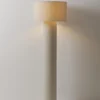 Ron Linen Floor Lamp, linned light beige