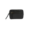 RoryMBG Coin Purse, Soft Vint., black w/br. gold