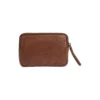 RoryMBG Coin Purse, Soft Vint., cognac w/br. gold