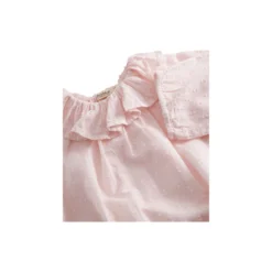 Rosetta LS Romper, rosa