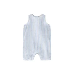 Roventa S Romper, surf blue stripe