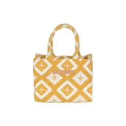 Rue Rivoli Small Tote, ochre yellow