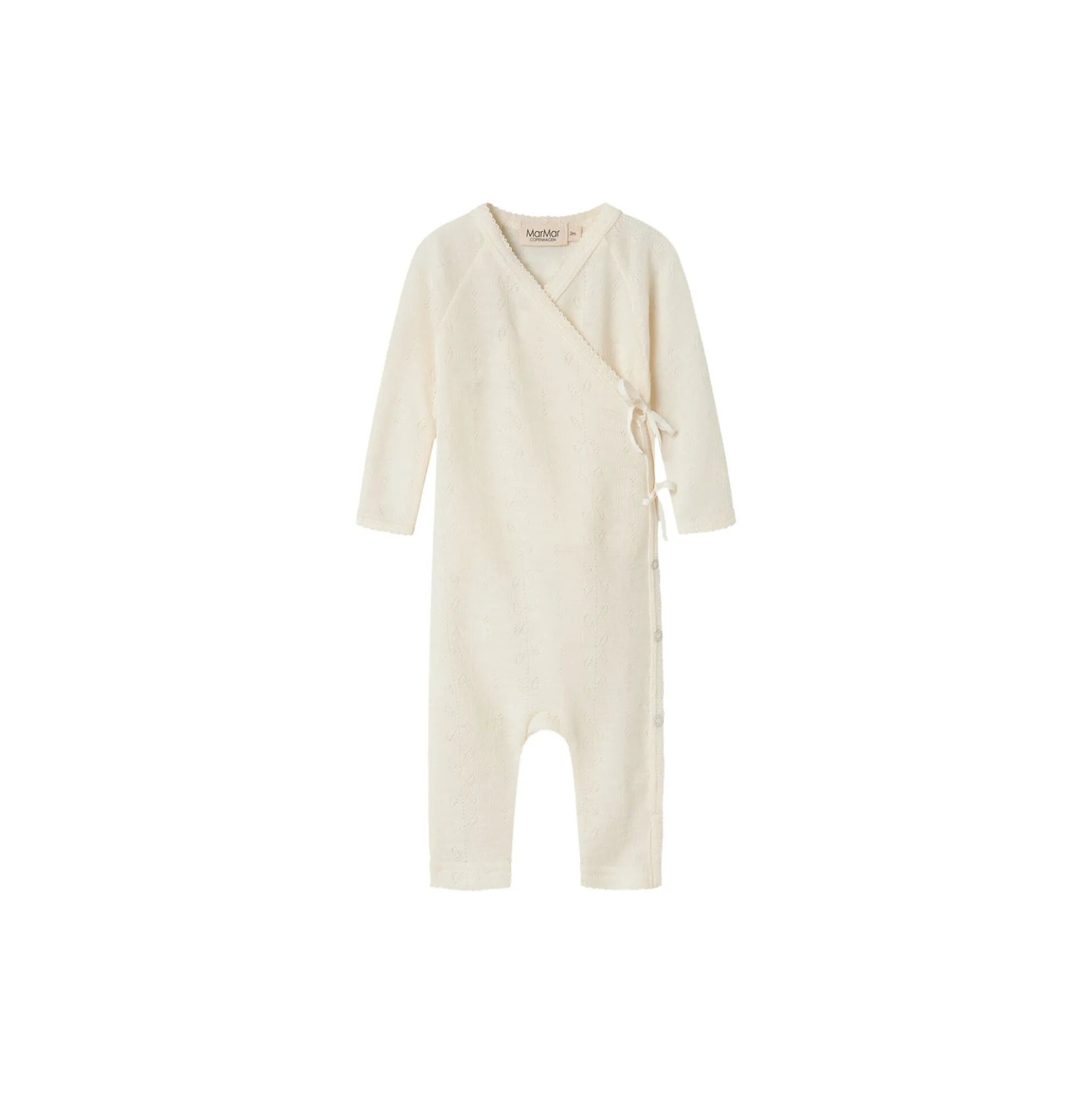 Rula LS Wrap Romper, natural