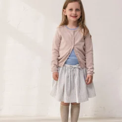 Sana Skirt, blue iris stripe