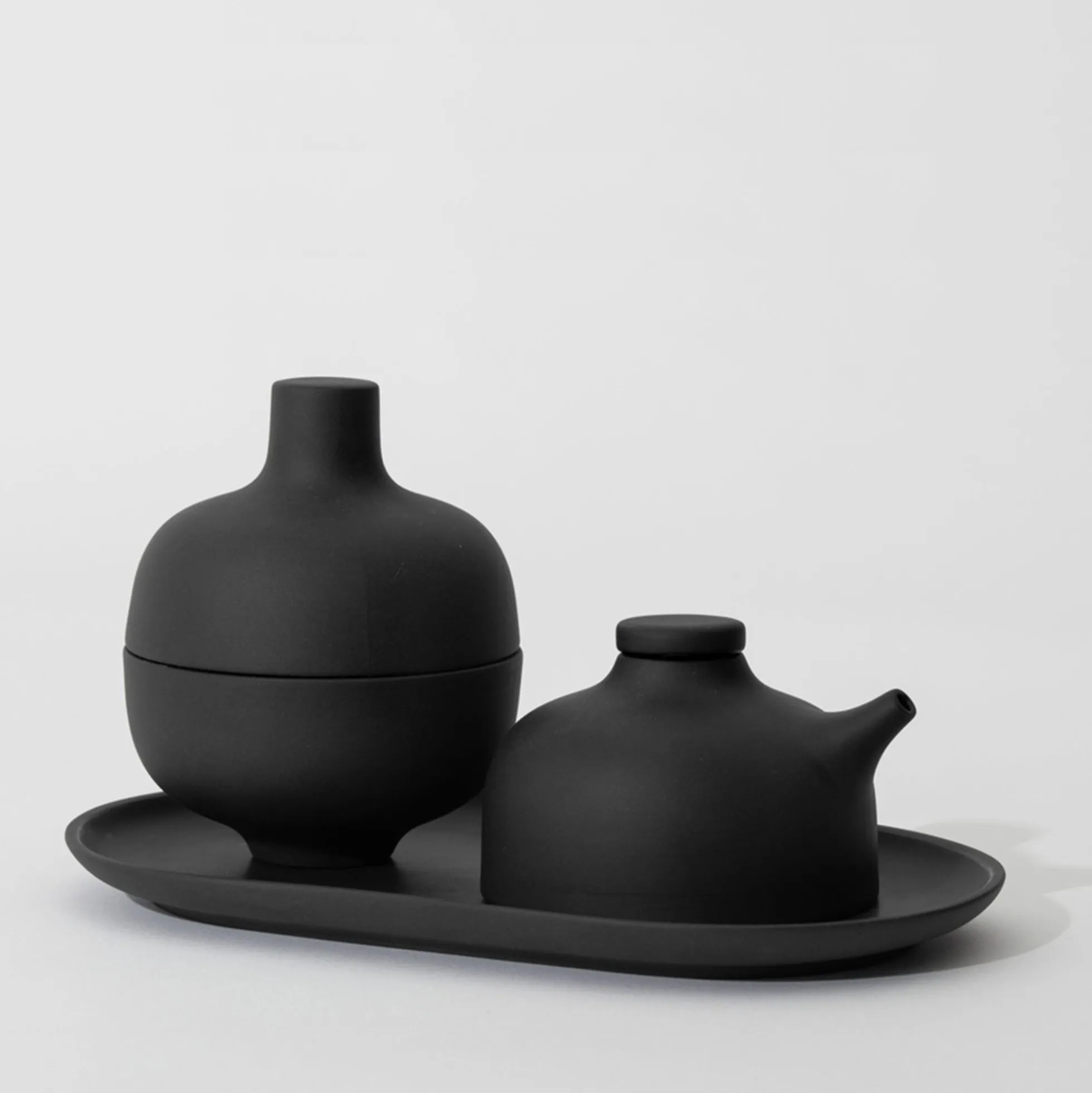 Sand Secrets Soy Pot, black clay
