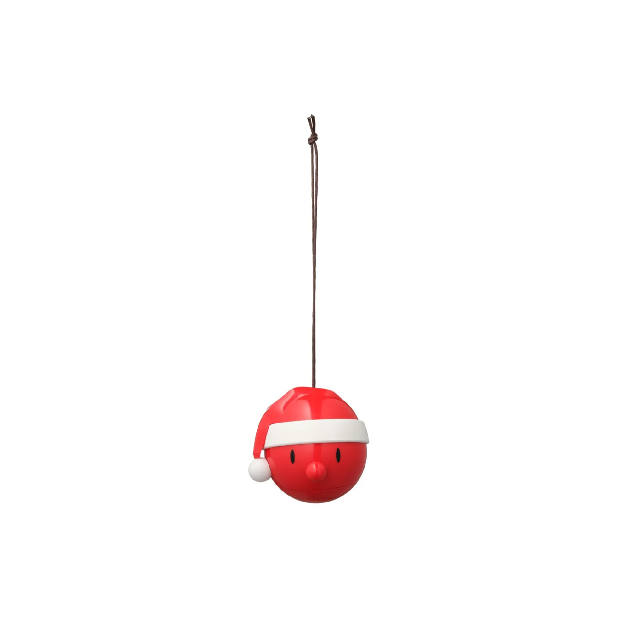 Santa Ornament 2 pcs, red