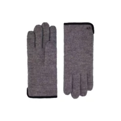 Sasha strikhandske, light grey melange