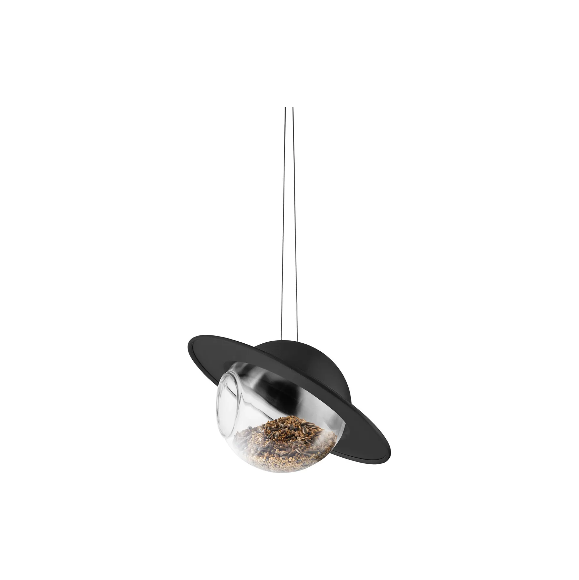 Saturn Fuglefoderkugle, black