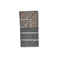 Sauna håndklæde, olive green/taupe/blue fog