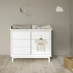 Seaside puslekommode med 6 skuffer