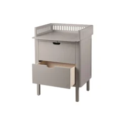 Sebra puslebordet med skuffer, jetty beige