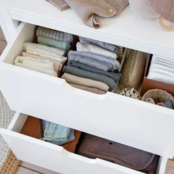 Sebra puslebordet med skuffer, classic white
