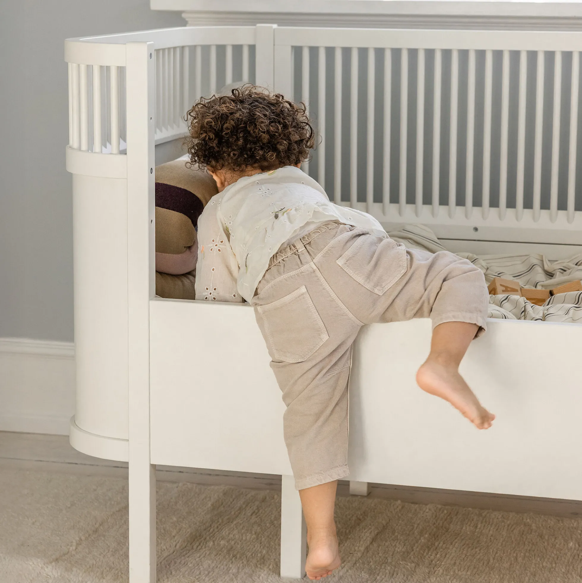 Sebra sengen Baby & Jr., classic white