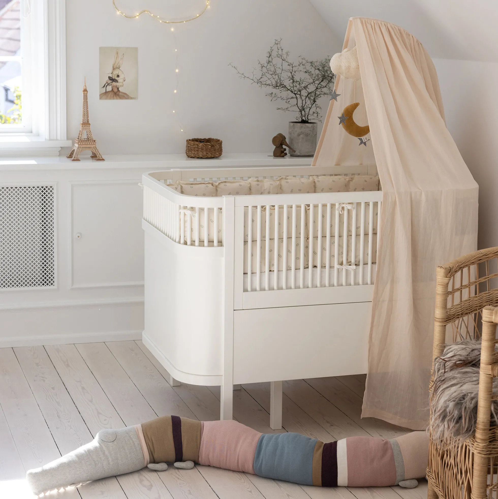 Sebra sengen Baby & Jr., classic white