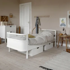 Sebra sengeskuffen Baby & Jr., classic white