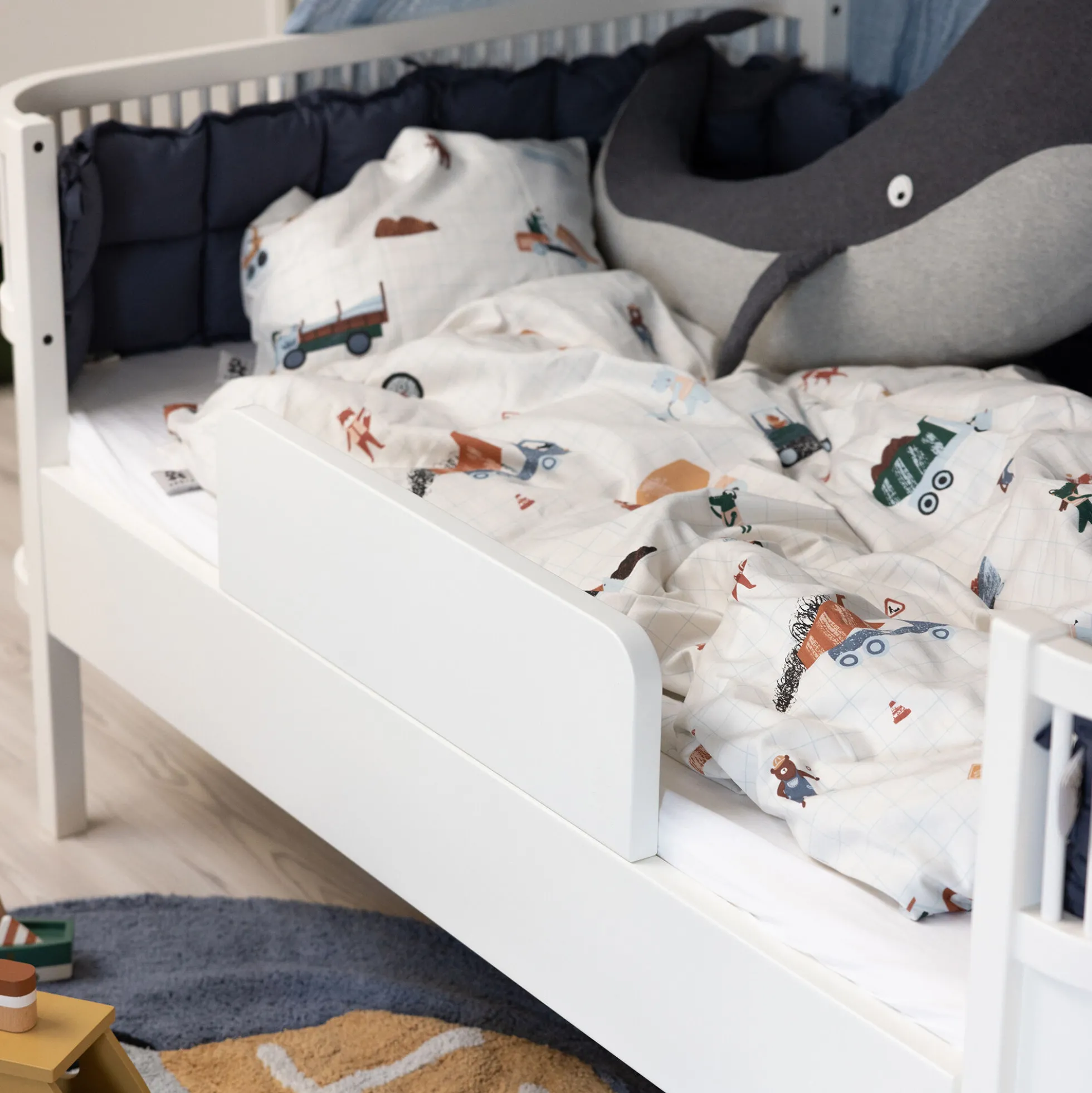 Sebra universal sengehest, classic white