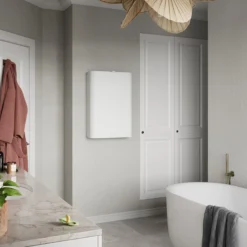 Sebra væghængt puslebord, classic white