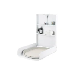 Sebra væghængt puslebord, classic white