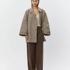 SelinaSW Oversize Check Jacket, check