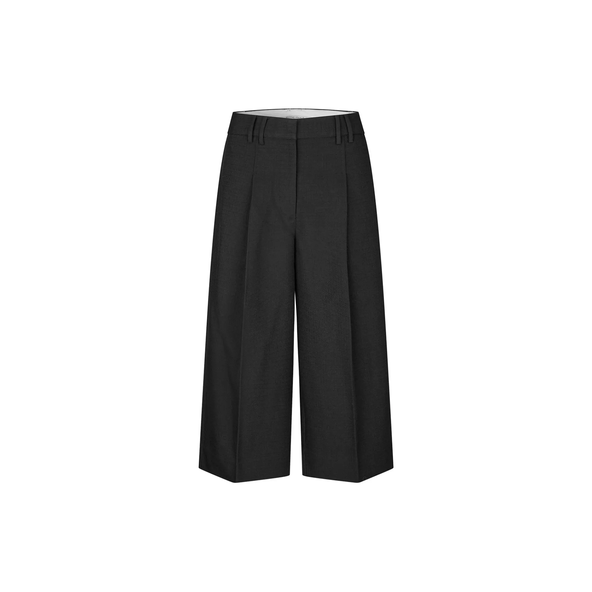 Sella Cropped Trousers, black