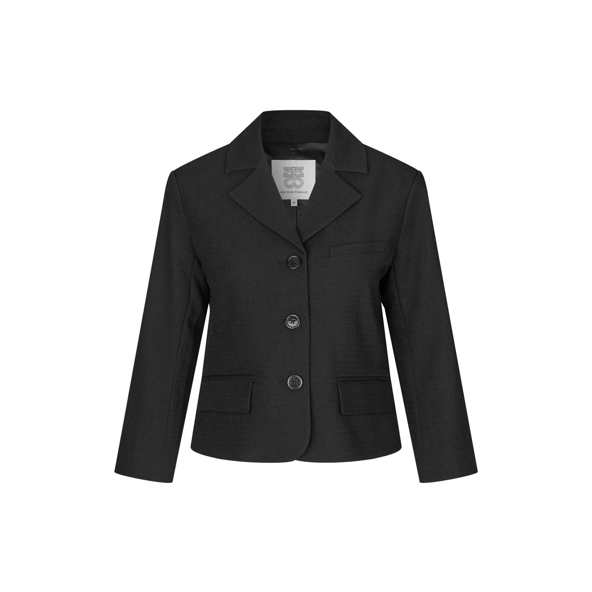 Sella Short Blazer, black