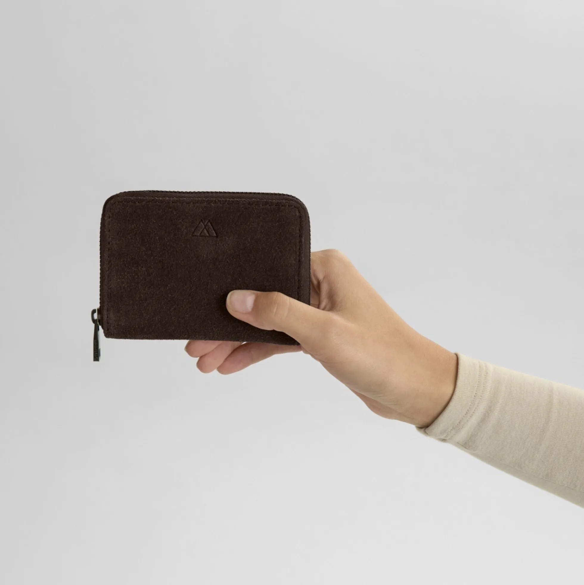 SelmaMBG Wallet Suede, dark brown