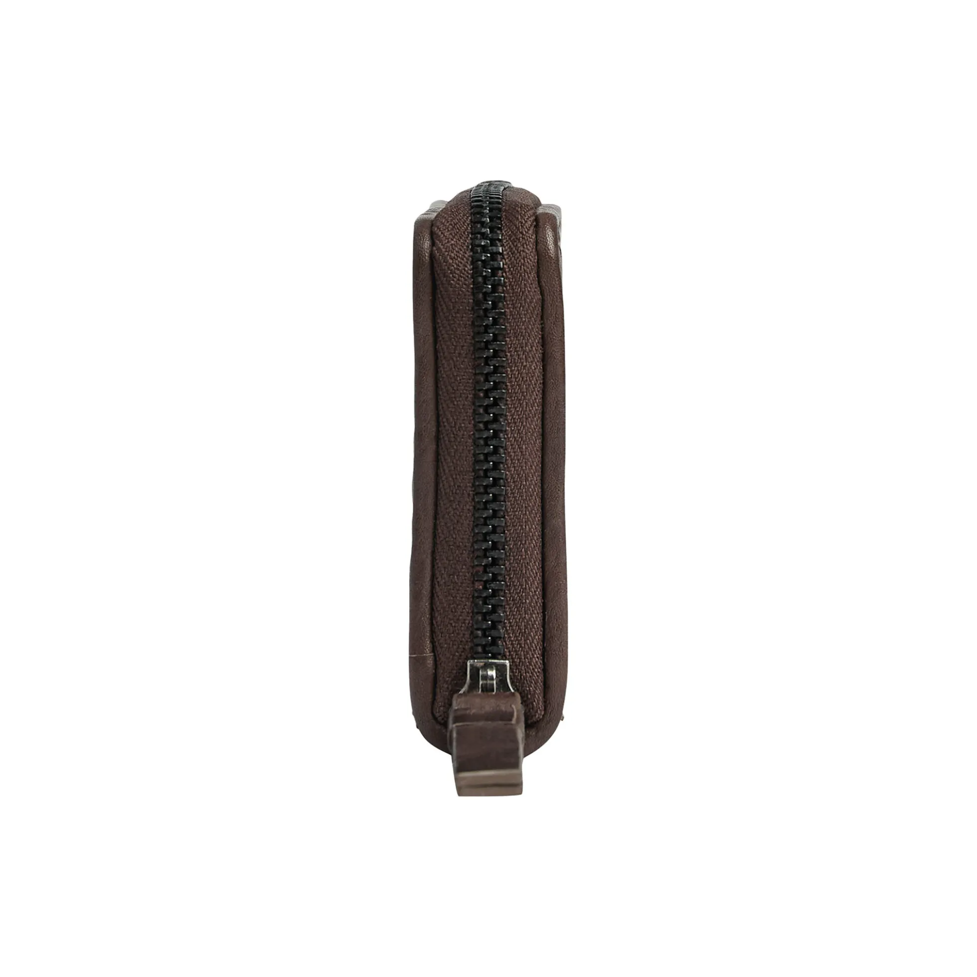 SelmaMBG Wallet Weave, dark brown