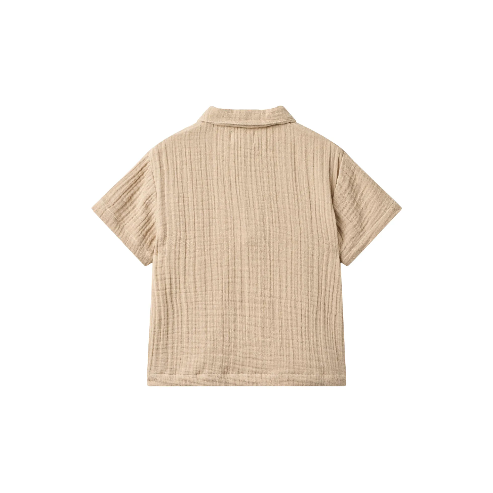 Set Shirt S/S & Shorts Svend, warm sand