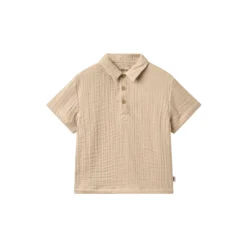 Set Shirt S/S & Shorts Svend, warm sand