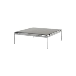 Sett LN13 Coffee Table, smoked glass/dark chrome