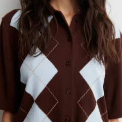 Shailene Knit Cardigan, demitasse