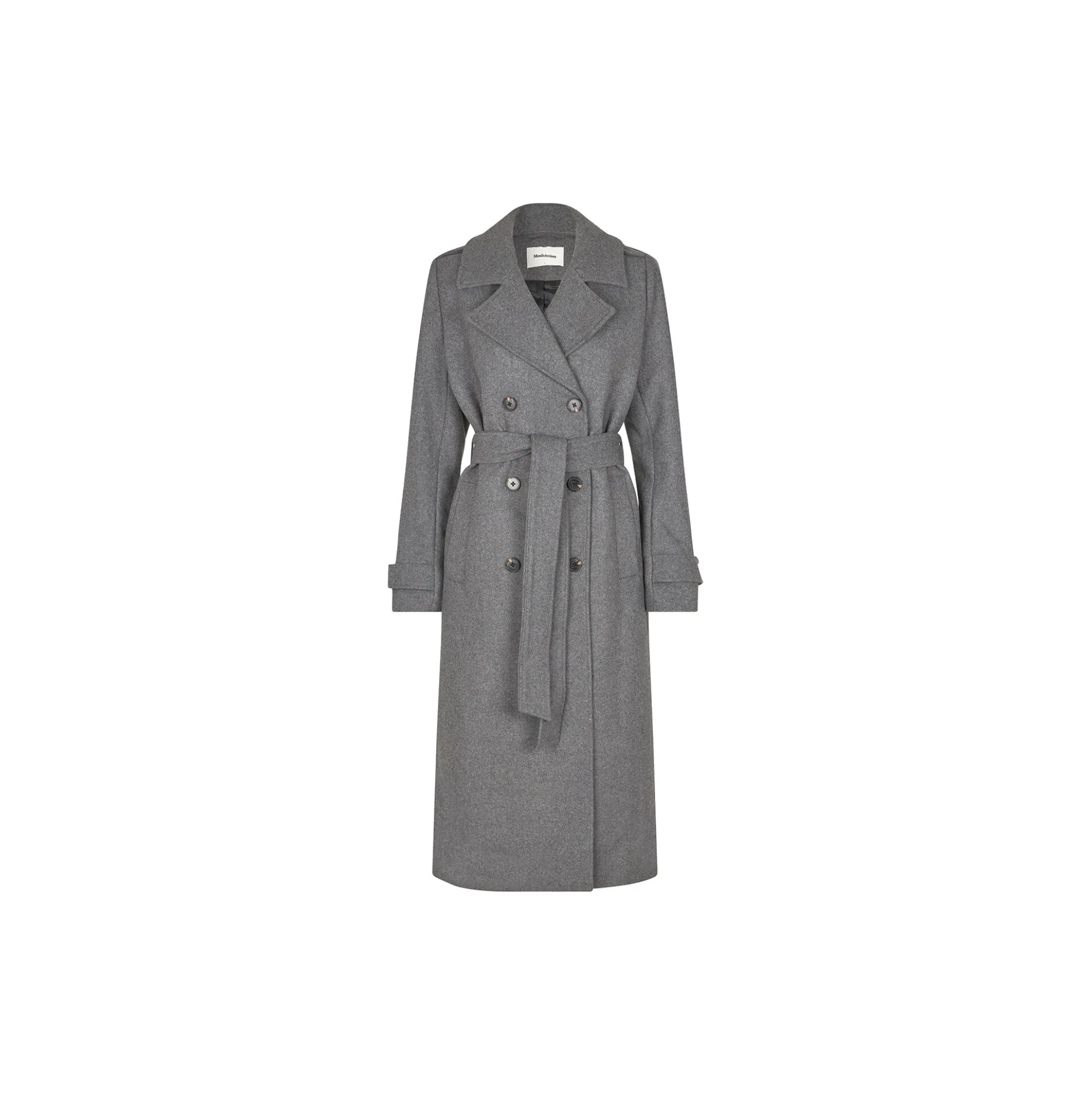 ShayMD Coat, dark grey melange