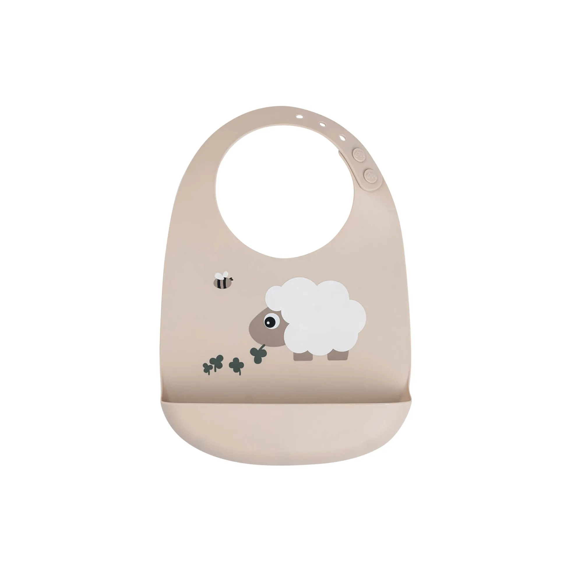 Sheepy silikone hagesmæk, sand