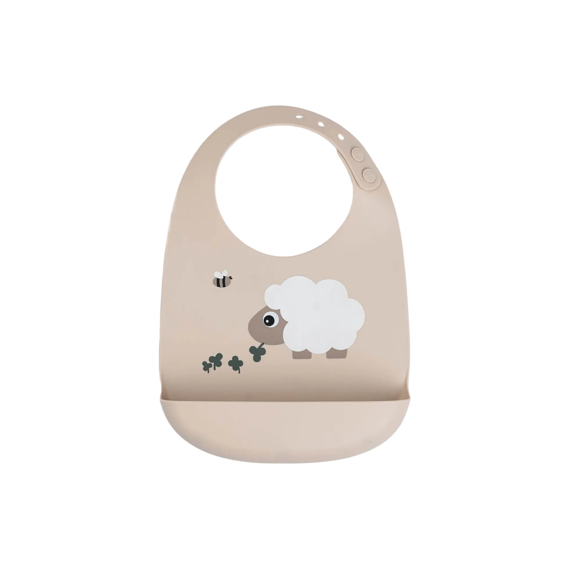 Sheepy silikone hagesmæk, sand