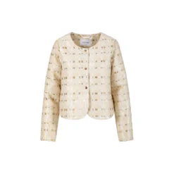 Shimmer jacquard jacket, shimmer jaquard