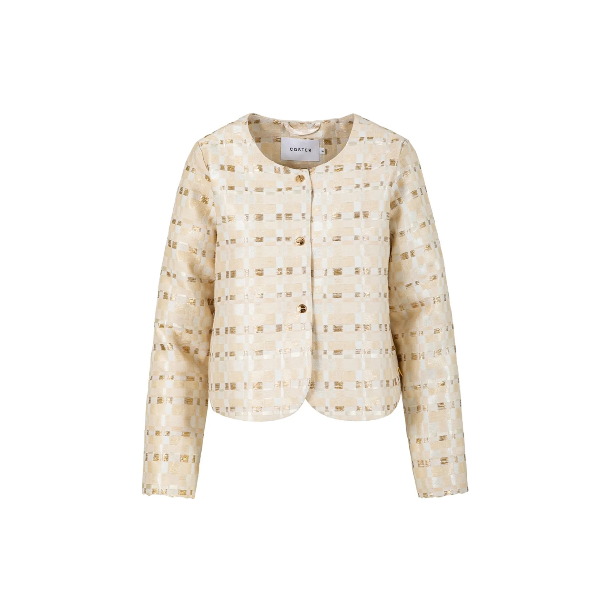Shimmer jacquard jacket, shimmer jaquard