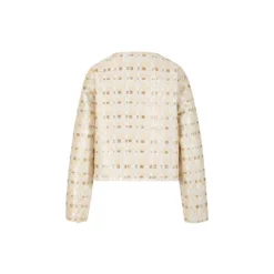 Shimmer jacquard jacket, shimmer jaquard