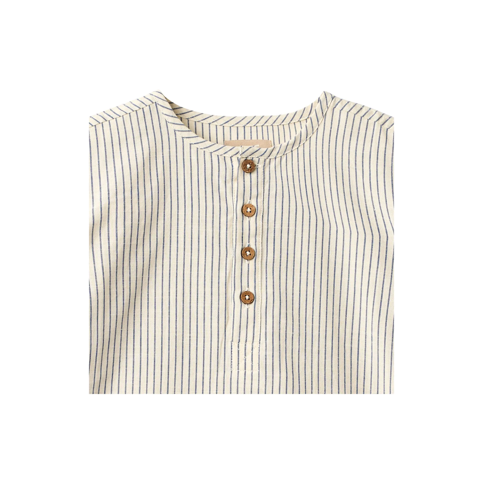 Shirt Bjørk, dark blue stripe